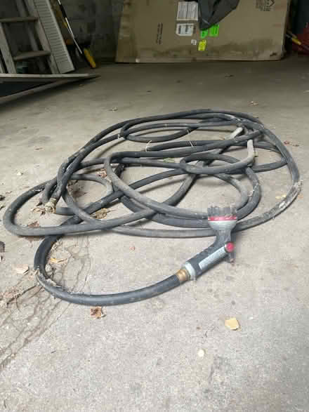 Photo of free rubber hose and nozzle (Davis Sq) #1