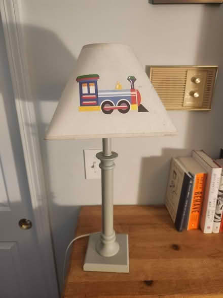 Photo of free Bedroom Lamp with planes/trains (West Concord MA) #1