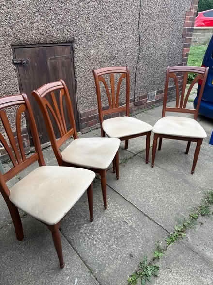 Photo of free 4 dining chairs (Cowmes HD5) #1