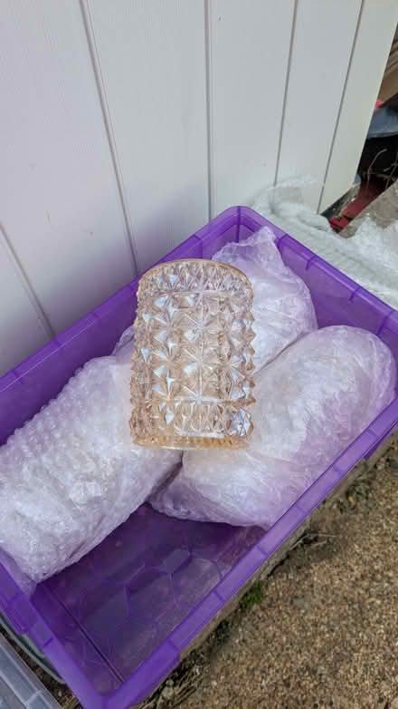 Photo of free 70s (?) Lampshades - Set of 4 (Chesham HP5) #1