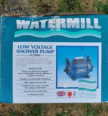 Photo of free Shower pump (Swinford OX29) #1