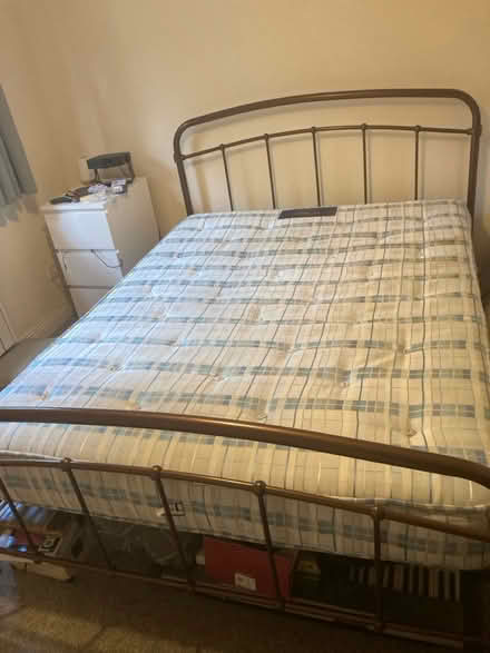 Photo of free Bed frame & mattress (Didsbury M20) #1
