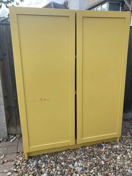 Photo of free Yellow billy bookcase with doors (Worcester Park KT4) #2