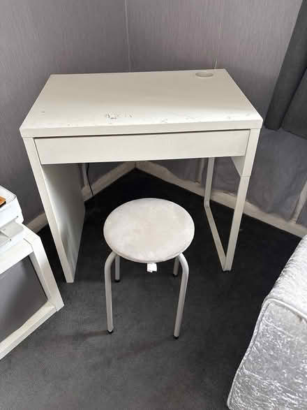 Photo of free Desk and Stool (L12) #4