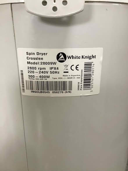 Photo of free Spin dryer (GU7) #3