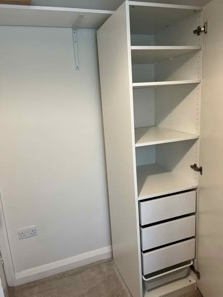 Photo of free White Ikea cupboard (tall/narrow) (Twickenham) #2