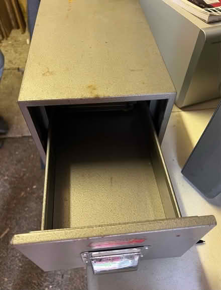 Photo of free Metal small Filing Box (Weybridge KT13) #1