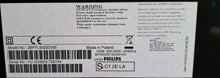 Photo of free Philips TV (Presteigne LD8) #2