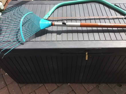Photo of free Garden rake an saw (Sandbach) #1