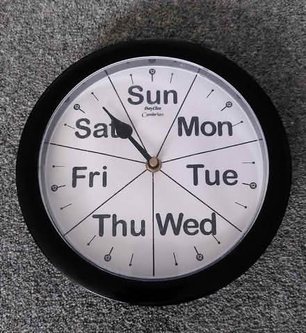 Photo of free Days of Week Memory Clock (Brecon LD3) #1