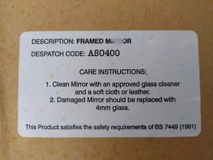 Photo of free Mirror (Brecon LD3) #3