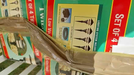 Photo of free 8 garden lights, unused (Swinford OX29) #3