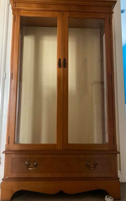 Photo of free Medium Tall Display Cabinet (Clayton le Woods PR6) #3