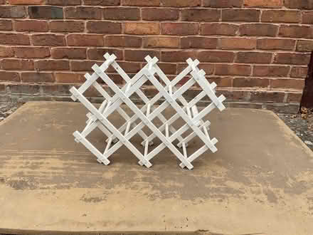 Photo of free Wooden bottle rack (Brasenose OX11) #1