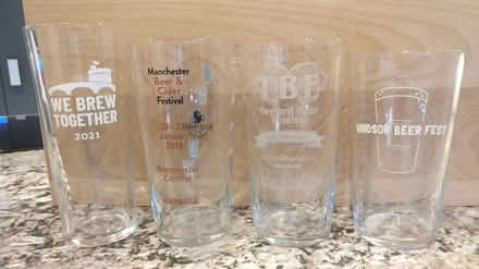 Photo of free 4 x Pint Glasses (Uxbridge UB10) #1