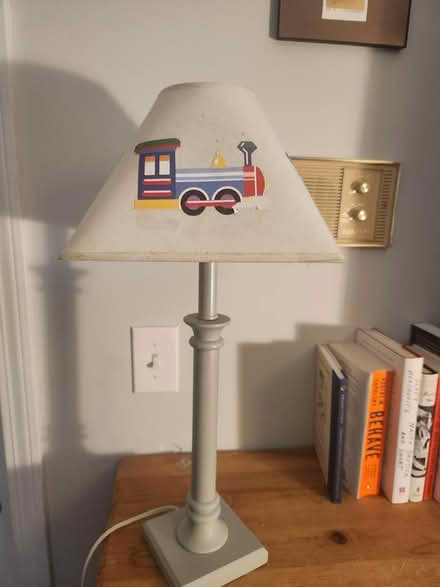 Photo of free Bedroom Lamp with planes/trains (West Concord MA) #3