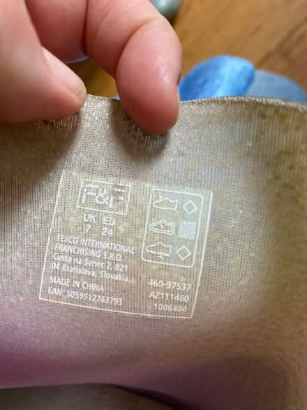 Photo of free Size 7 kids glittery welly boots (N16) #2