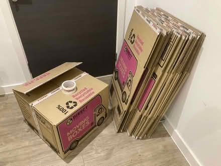 Photo of free 10 large cardboard packing boxes (Walthamstow E17) #1