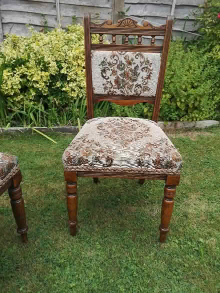 Photo of free Old dining chairs x 2 (Moreton CH46) #2