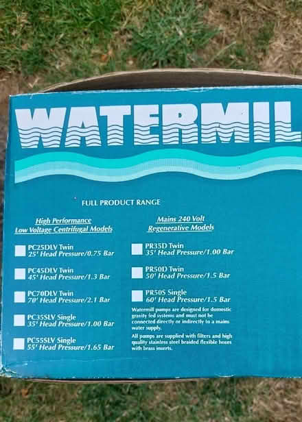 Photo of free Shower pump (Swinford OX29) #2