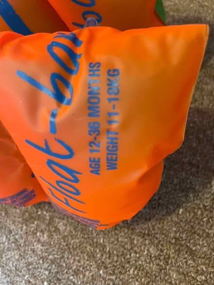 Photo of free Zoggs armbands (Thingley, SN13) #2