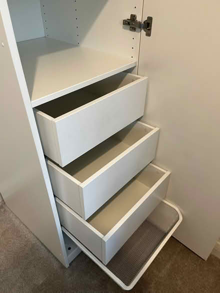 Photo of free White Ikea cupboard (tall/narrow) (Twickenham) #3