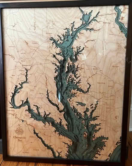 Photo of free Nautical chart of the Chesapeake (Swarthmore) #1