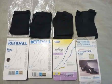 Photo of free 4 pairs compression socks, black, size 3, 3xclass1,1xclass2 (Purley CR8) #1