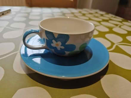 Photo of free Whittard of Chelsea Tea Cup and Saucer (Barnacle CV7) #1