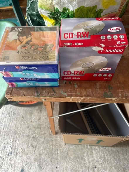 Photo of free Blank unused CDR and CD RW compact disks. (Lyncombe) #1