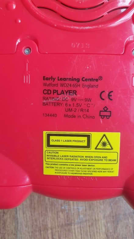 Photo of free Toy sing along CD player (TW7) #2