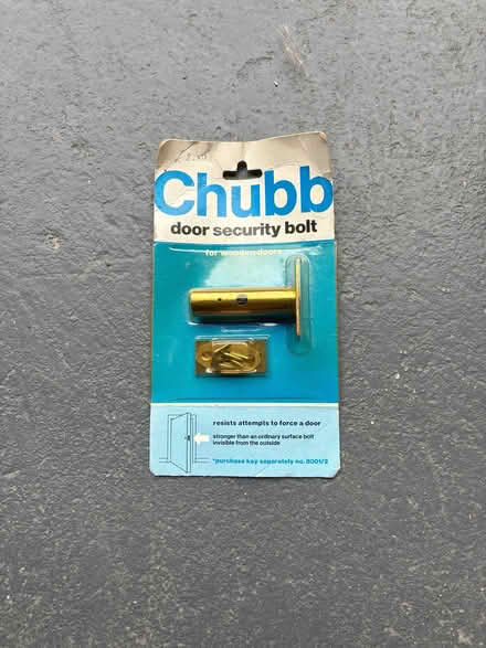 Photo of free CHUBB door security bolt (Gaydon CV35) #1