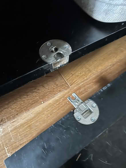 Photo of free Glass and Wood Tv cabinet (BD18 Saltaire) #2