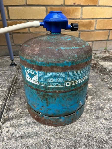 Photo of free Old Camping kitchen and gas bottle (Benhall GL51) #3