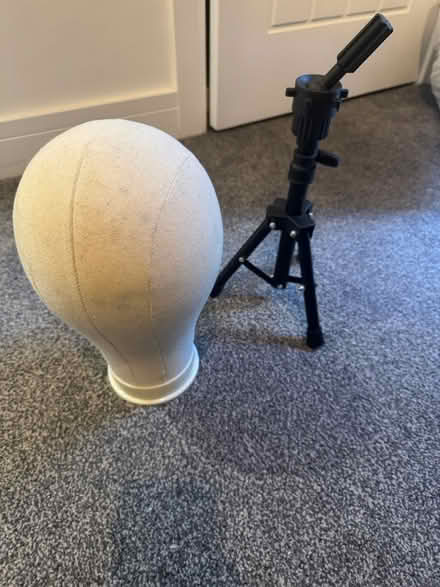 Photo of free Wig stand tripod and wig head (Sheffield) #2