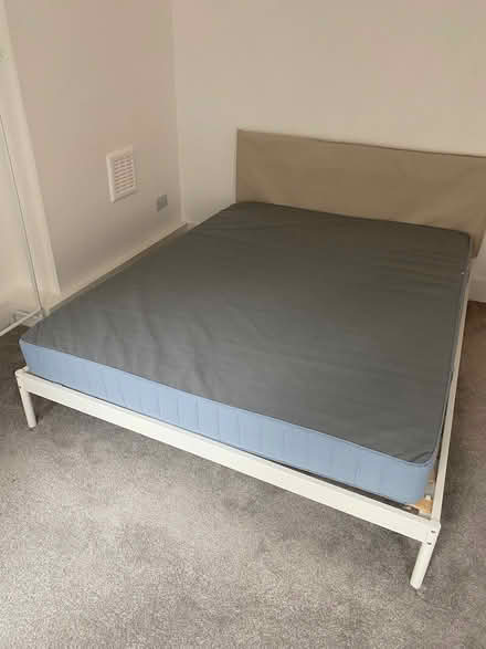 Photo of free Double Bed- hardly ever used- ( think it’s ikea) (Ravenscourt Park W6) #1