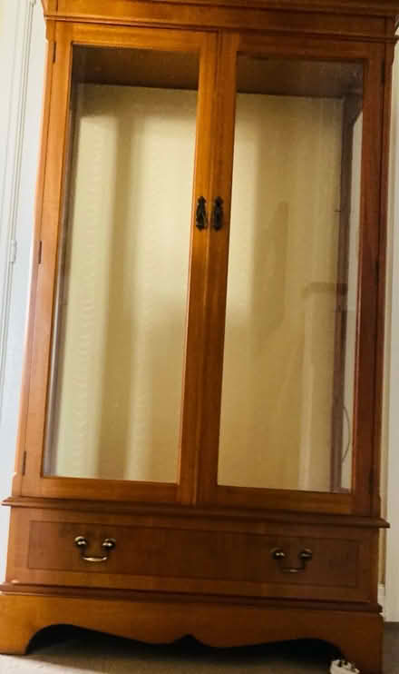 Photo of free Medium Tall Display Cabinet (Clayton le Woods PR6) #1