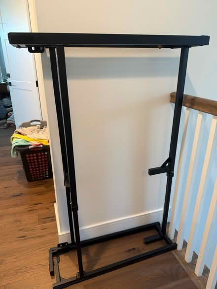 Photo of free Full Size Metal Bed Frame (Redwood) #2