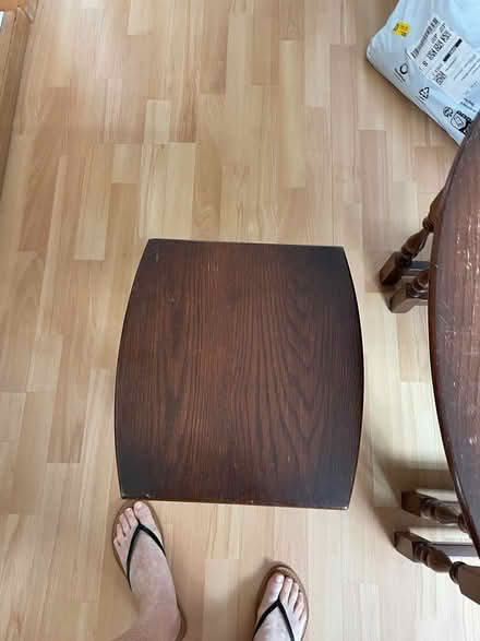 Photo of free Oak nest of tables (GU18) #3