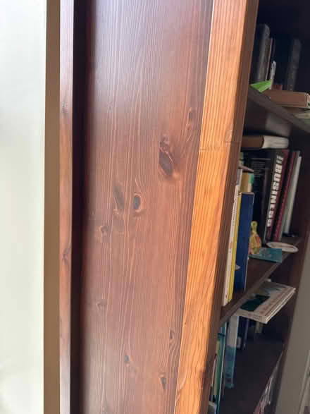 Photo of free Brown bookcase (KT7 - Thames Ditton) #2