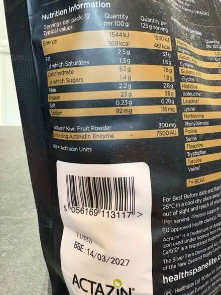 Photo of free Protein shake powder (Walkwood B97) #3