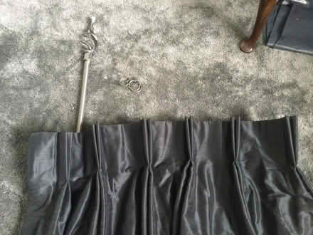 Photo of free Curtains and pole (Claygate KT10) #3