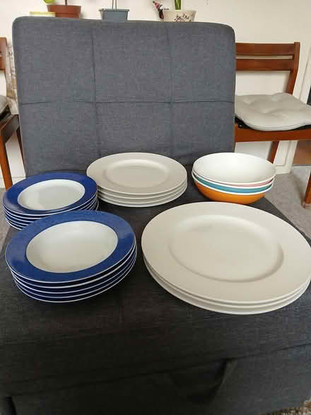 Photo of free Selection of crockery (Round green LU2) #1