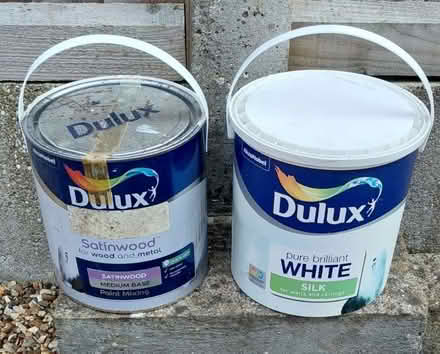 Photo of free Two tins of Dulux paint (Old Town SG1) #1