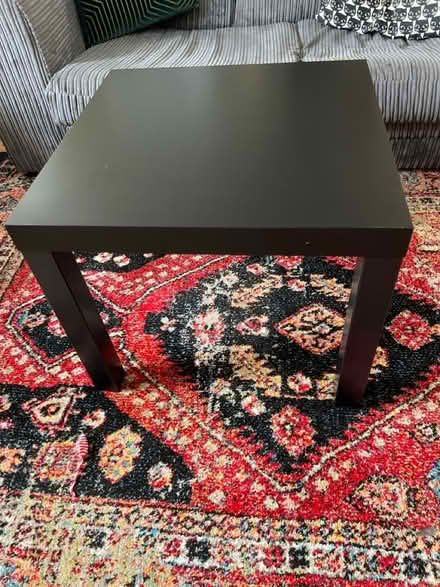 Photo of free Small black side table (Brockley) #1