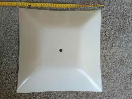 Photo of free 14 inch glass ceiling light bowl (Homestead and San Tomas) #1