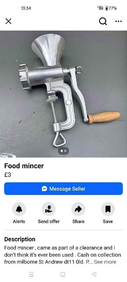 Photo of Manual food mincer (Bare LA4) #1