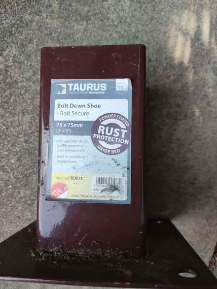 Photo of free Metal fence post for concrete (Churchend RG30) #2