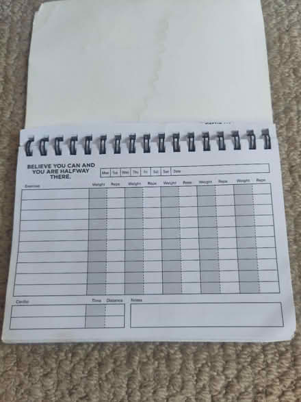 Photo of free Gym diary log book (Bristol BS3) #2