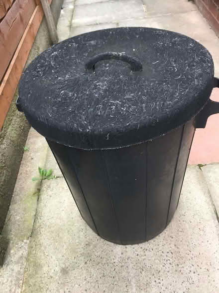 Photo of free Outdoor black garden litter bin (Heald Green SK8) #1